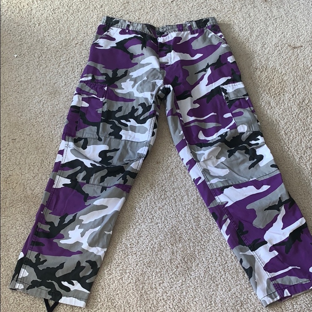 Authentic Ravens Purple Cargo Pants